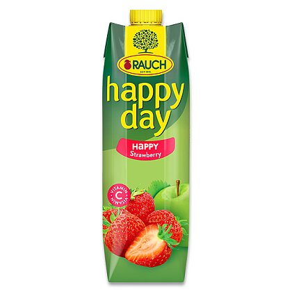 Džus Rauch Happy Day - Jahoda 35% 1l